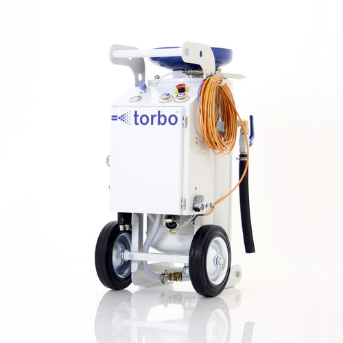 Sabbiatrice manuale - torbo SoftLine - torbo ENGINEERING KEIZERS GmbH  - a pressione / mobile
