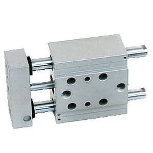 Unità di guida lineare a pattino - GS series - Compact Automation Products - per cilindro / compatta / pneumatica