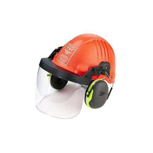 Casco da pompiere - 5102068 - TST Sweden AB  - EN 397 / EN 166 / arancione