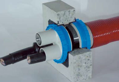 Pressacavo in plastica - KD 150 - UGA System-Technik - resistente al fuoco / da incasso