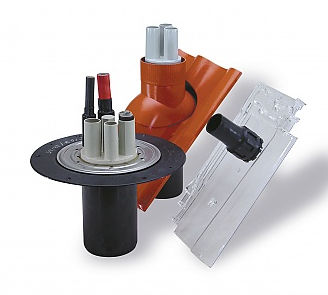 Sistema di passaparete per tubi - ø 7 - 78 mm | MSD - UGA System-Technik - per cavo / a tenuta stagna / per applicazioni telecom
