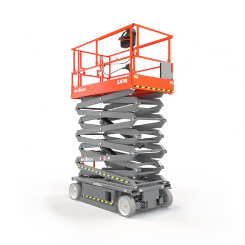 Piattaforma elevatrice a forbice mobile - SJ4740 - Skyjack - elettrica / per interno / per applicazioni industriali