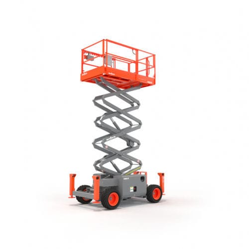 Piattaforma elevatrice a forbice mobile - SJ68xx RT series - Skyjack - diesel / per terreno accidentato / per applicazioni industriali