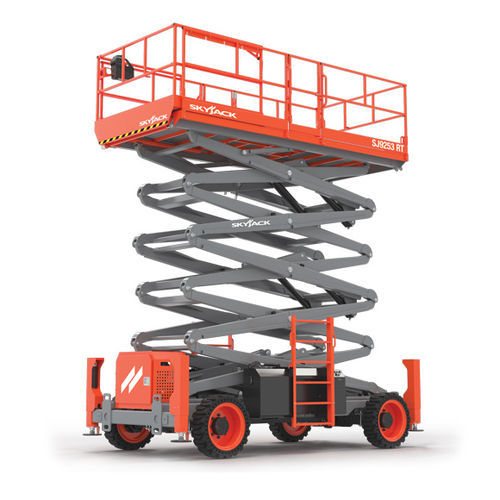Piattaforma elevatrice a forbice mobile - SJ9253 RT - Skyjack - diesel / per terreno accidentato / per applicazioni industriali
