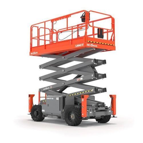 Piattaforma elevatrice a forbice mobile - SJ6940 RT - Skyjack - su ruota / semovente / diesel