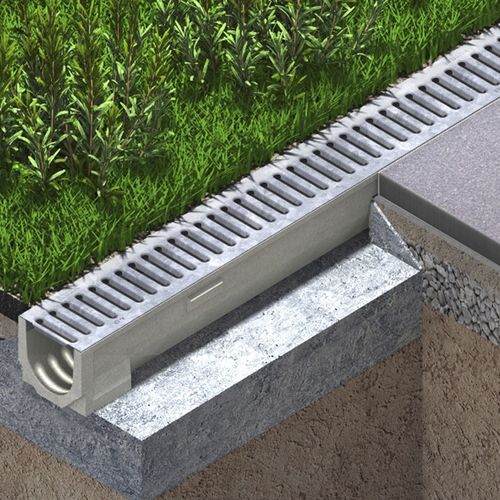 Canaletta in acciaio inossidabile - SELF series - ULMA Architectural Solutions  - a fessura / da pavimento