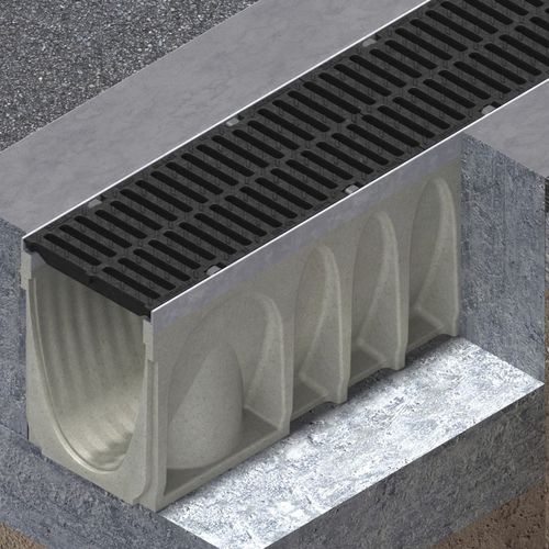 Canaletta in acciaio inossidabile - MultiV+ - ULMA Architectural Solutions  - a fessura / con griglie / da pavimento
