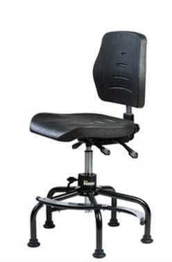 Sedia girevole sedile in poliuretano - max. 300 lb, 20'' - 37'' | VCHRDLXIND - Stanley Vidmar - schienale in poliuretano