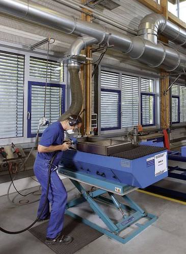 Tavola aspirante per lucidatura - Ventilatorenfabrik Oelde - per rettifica / per saldatura