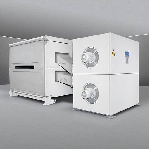 Essiccatore a letto fluido - Ventilatorenfabrik Oelde - continuo / refrigeratore / con nastro trasportatore