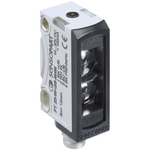 Sensore di contrasto a riflessione diretta - FT 25-W - SensoPart Industriesensorik GmbH - rettangolare / LED / a luce bianca