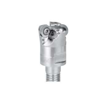 Fresa a riccio - 3 25 200/7 - POKOLM Frästechnik GmbH & Co. KG - a inserti / per acciaio inossidabile / con elica a forte tensione