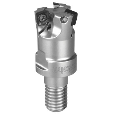 Fresa a riccio - QUADWORX® S - POKOLM Frästechnik GmbH & Co. KG - a inserti multitaglienti / di sgrossatura / per acciaio