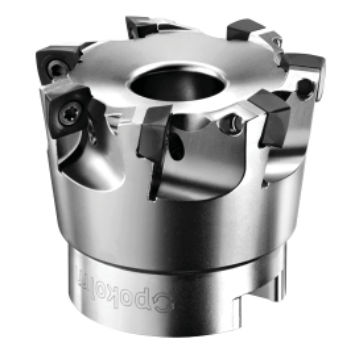 Fresa a riccio - QUADWORX® L - POKOLM Frästechnik GmbH & Co. KG - a inserti multitaglienti / di sgrossatura / per acciaio