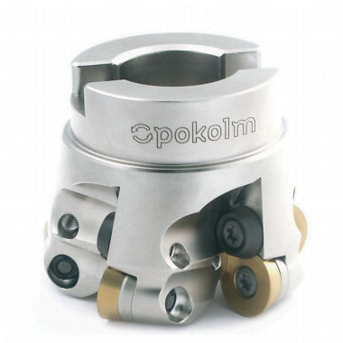 Fresa a riccio - HL series  - POKOLM Frästechnik GmbH & Co. KG - a inserti multitaglienti / per taglio