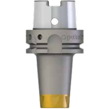 Portautensile HSK forma A - HSK 63 Form A - POKOLM Frästechnik GmbH & Co. KG - a coda / di fresatura / in carburo monoblocco