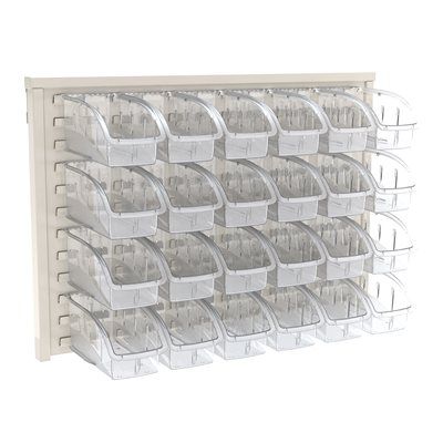 Pannello perforato con cassette a bocca di lupo - 30536 - Akro Mils