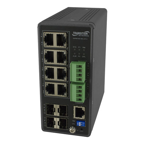 Switch Ethernet gestibile - SISPM1040-384-LRT-C - Nom du compte Lantronix - 8 porte / embedded / PoE