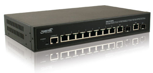 Switch Ethernet gestibile - SM10T2DPA - Nom du compte Lantronix - 8 porte