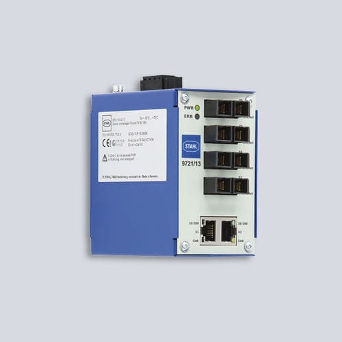 Convertitore di media - 9721/13-11-14 - R. STAHL AG - Ethernet / in fibra ottica / monomodale-multimodale