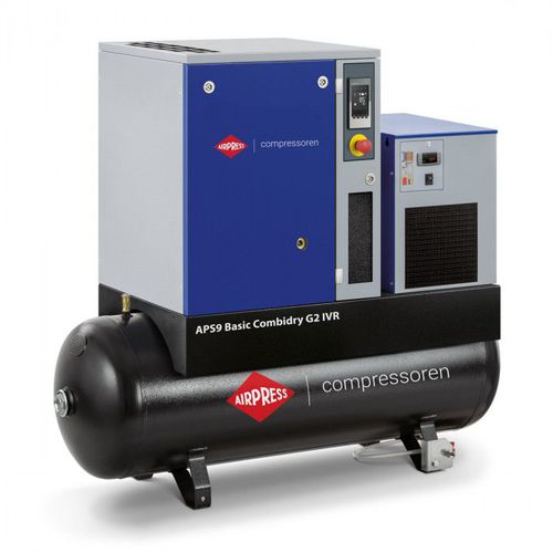 Compressore a vite - APS Basic 9 Combi - AIRPRESS - d'aria / elettrico / fisso