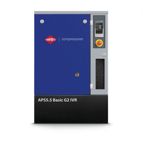 Compressore a vite - APS Basic 5.5 G2 IVR - AIRPRESS - d'aria / elettrico / fisso