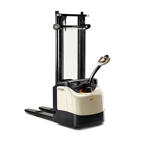 Accatastatore elettrico - ES 4000 series - CROWN - a timone con guida da terra / per magazzino / per corsie strette