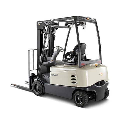 Carrello elevatore elettrico - SCF 62 series - CROWN - con conducente seduto / per uso esterno / industriale