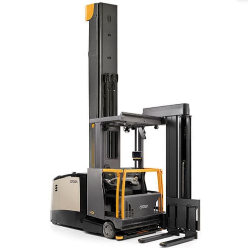 Carrello elevatore per corsie molto strette - TSP 1500 - CROWN - elettrico / con conducente seduto / per pallet