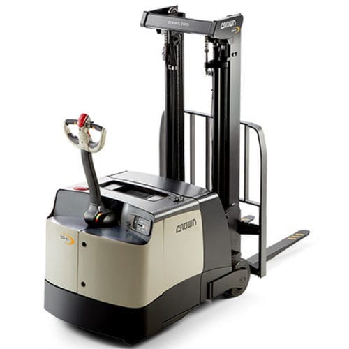 Accatastatore elettrico - SHC 5500 series  - CROWN - a timone con guida da terra / 24 V / per magazzino