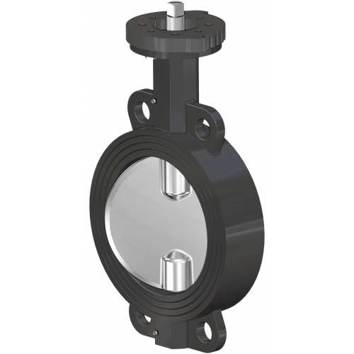 Valvola a farfalla - ITEM 270  - OMAL Spa - manuale / wafer / per trattamento di acque