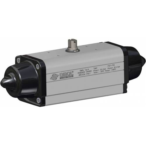 Attuatore per valvola pneumatico - SR series - OMAL Spa - rotativo / ISO / in alluminio