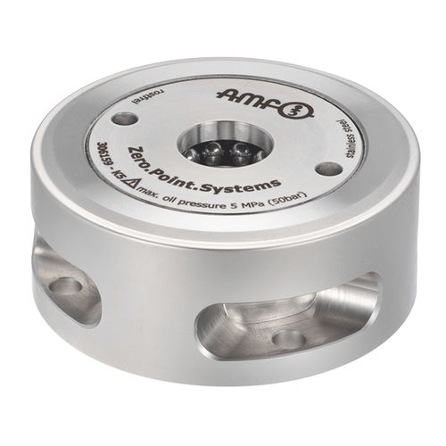 Cilindro di bloccaggio a punto zero da appoggio - 6370AARH series - ANDREAS MAIER GmbH & Co. KG (AMF) - idraulico / rapido / arrotondato