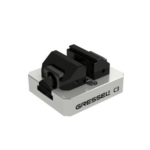 Morsa per macchina utensile - C3 L series - GRESSEL - 5 assi / per pezzi piccoli / multipla