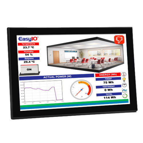 HMI con touch screen capacitativo - SystemView - johnson controls - ad incastro / ARM Cortex / Androïd