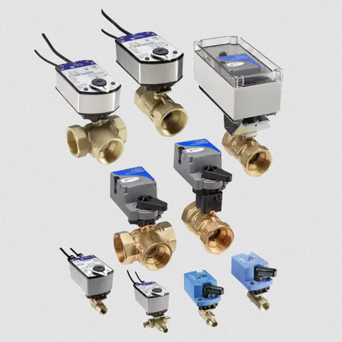 Valvola a sfera - johnson controls - a comando pneumatico / di arresto / filettata