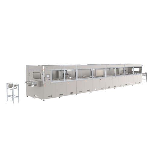 Sistema di rivestimento ad ultrasuoni - CHC 1000 - Optimal Technologies - per lenti oftalmiche / automatico