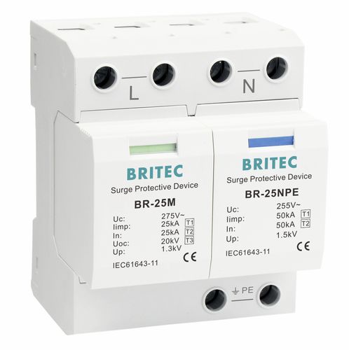 Limitatore di sovratensione di tipo 1 - BR-25M 1+1 series - Britec Electric Co., Ltd - di tipo 2 / di tipo 3 / classe I