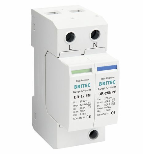 Limitatore di sovratensione di tipo 1 - BR12.5M 1+1 series - Britec Electric Co., Ltd - di tipo 2 / classe I / classe II