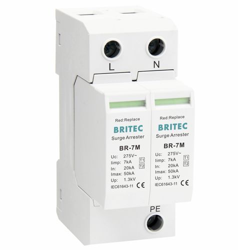 Limitatore di sovratensione di tipo 1 - BR-7M 2P series - Britec Electric Co., Ltd - di tipo 2 / classe I / classe II