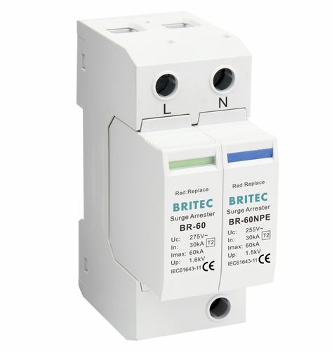 Scaricatore di sovratensione di tipo 2 - BR-60 1+1 series - Britec Electric Co., Ltd - classe II / di telesegnalazione / per applicazioni telecom