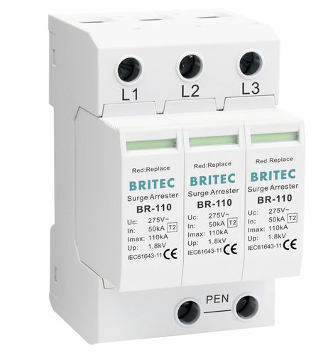 Scaricatore di sovratensione di tipo 2 - BR-110 3P series - Britec Electric Co., Ltd - classe II / per impianto elettrico / di telesegnalazione