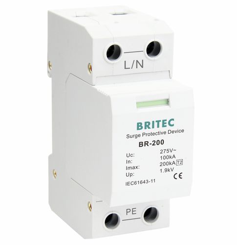 Limitatore di sovratensione di tipo 2 - BR-200 1P series - Britec Electric Co., Ltd - classe II / per impianto elettrico / di telesegnalazione