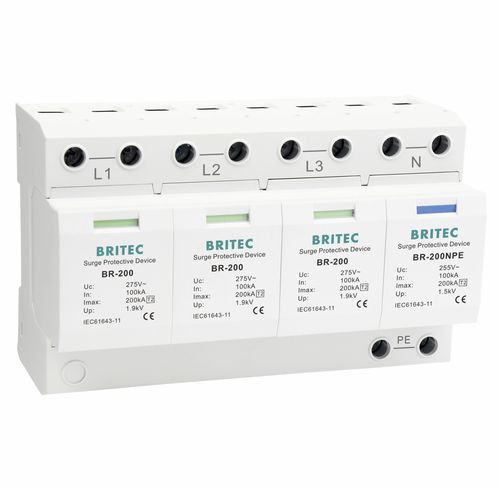 Limitatore di sovratensione di tipo 2 - BR-200 3+1 series - Britec Electric Co., Ltd - classe II / per impianto elettrico / di telesegnalazione
