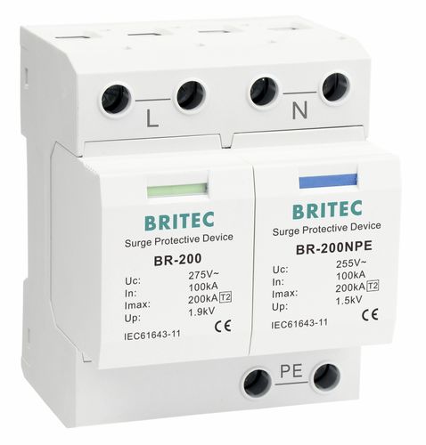 Limitatore di sovratensione di tipo 2 - BR-200 1+1 series - Britec Electric Co., Ltd - classe II / di telesegnalazione / da giardino