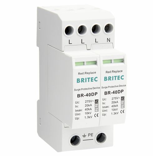 Limitatore di sovratensione di tipo 2 - BR-40DP 3+1 series - Britec Electric Co., Ltd - di tipo 3 / di telesegnalazione / per impianto elettrico