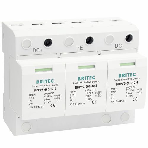 Limitatore di sovratensione di tipo 1 - BRPV3-600-12.5 - Britec Electric Co., Ltd - di tipo 2 / classe I / classe II