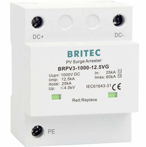Limitatore di sovratensione di tipo 1 - BRPV3-1000-12.5VG - Britec Electric Co., Ltd - di tipo 2 / classe I / classe II