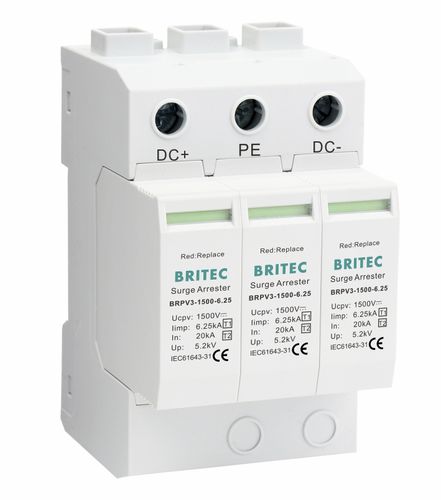 Scaricatore di sovratensione di tipo 1 - BRPV3-1500-6.25 - Britec Electric Co., Ltd - di tipo 2 / classe I / classe II