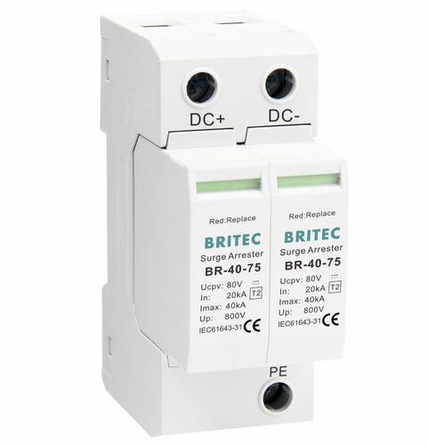 Limitatore di sovratensione di tipo 2 - BR-40 75 - Britec Electric Co., Ltd - per reti di dati / per alimentazione continua / per impianto elettronico